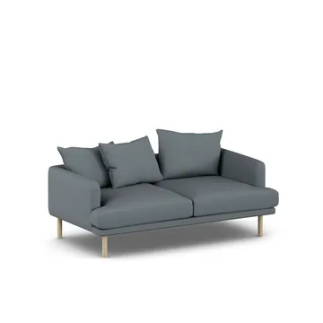 Sjövik sofa - Same Blue 6678-hvidolieret eg, 2,5-pers. - 1898