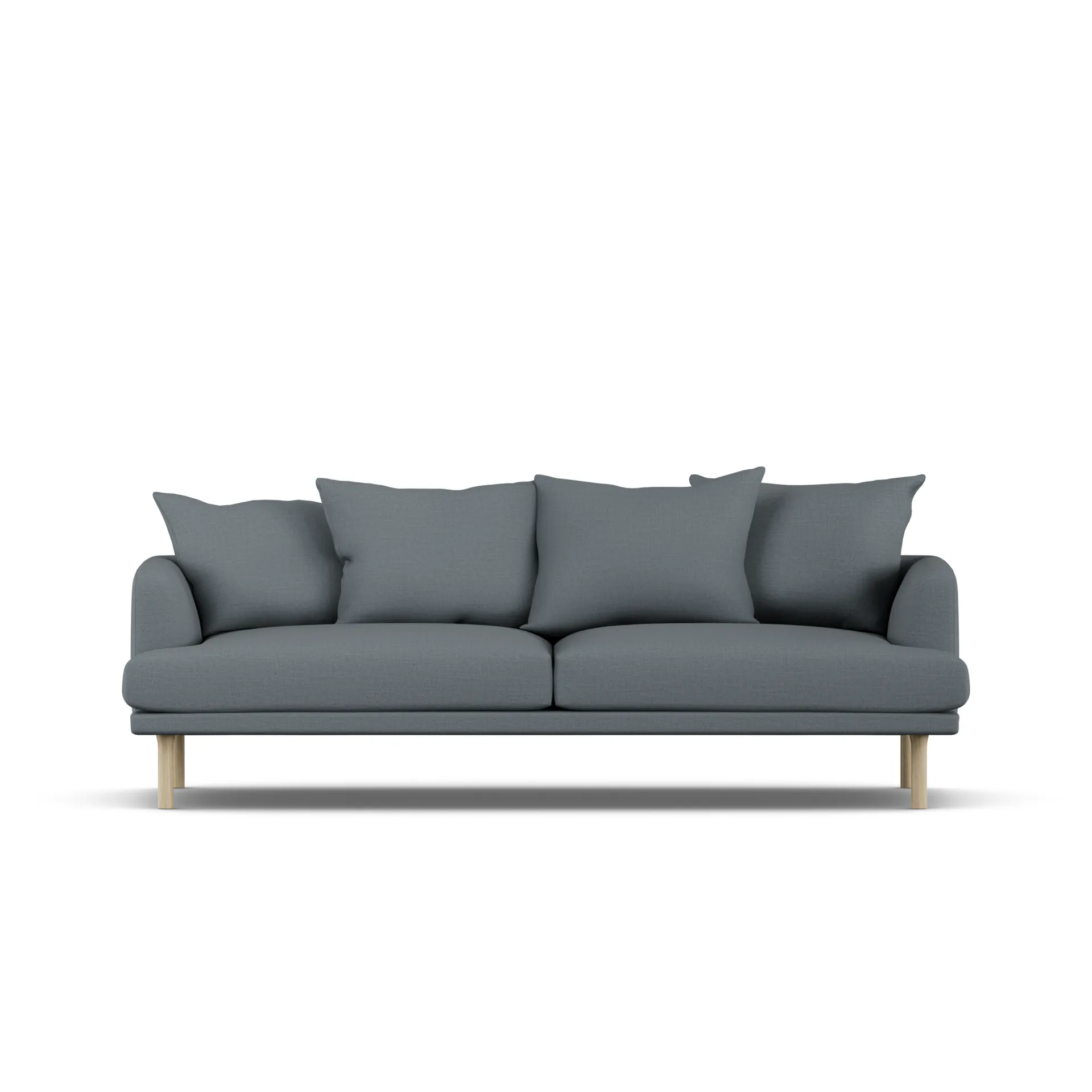 Sjövik sofa, Same Blue 6678-hvidolieret eg, 3-pers. 1898