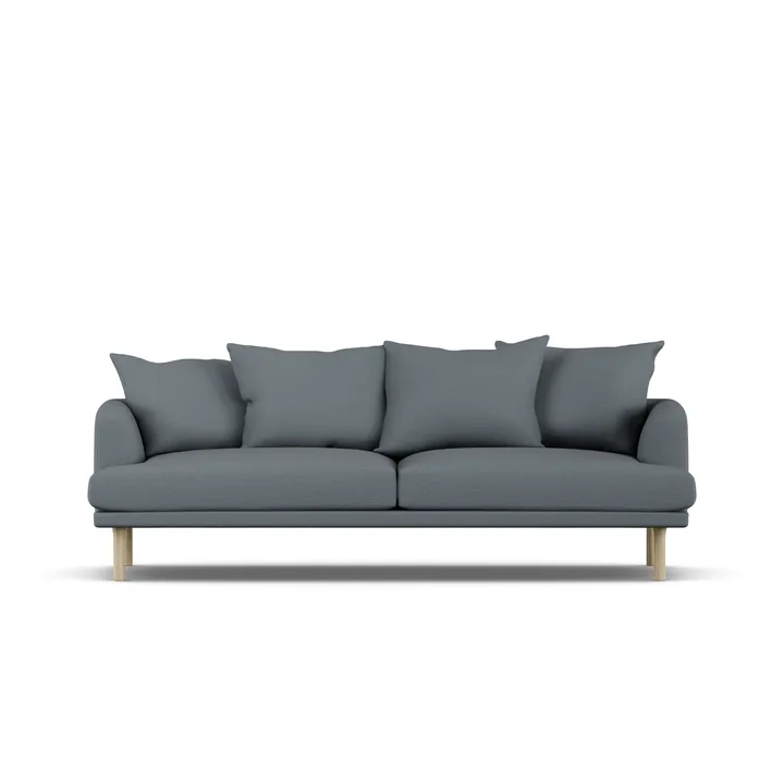 Sjövik sofa - Same Blue 6678-hvidolieret eg, 3-pers. - 1898