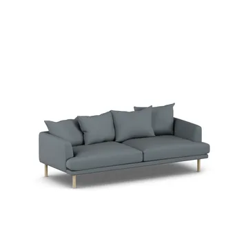 Sjövik sofa - Same Blue 6678-hvidolieret eg, 3-pers. - 1898