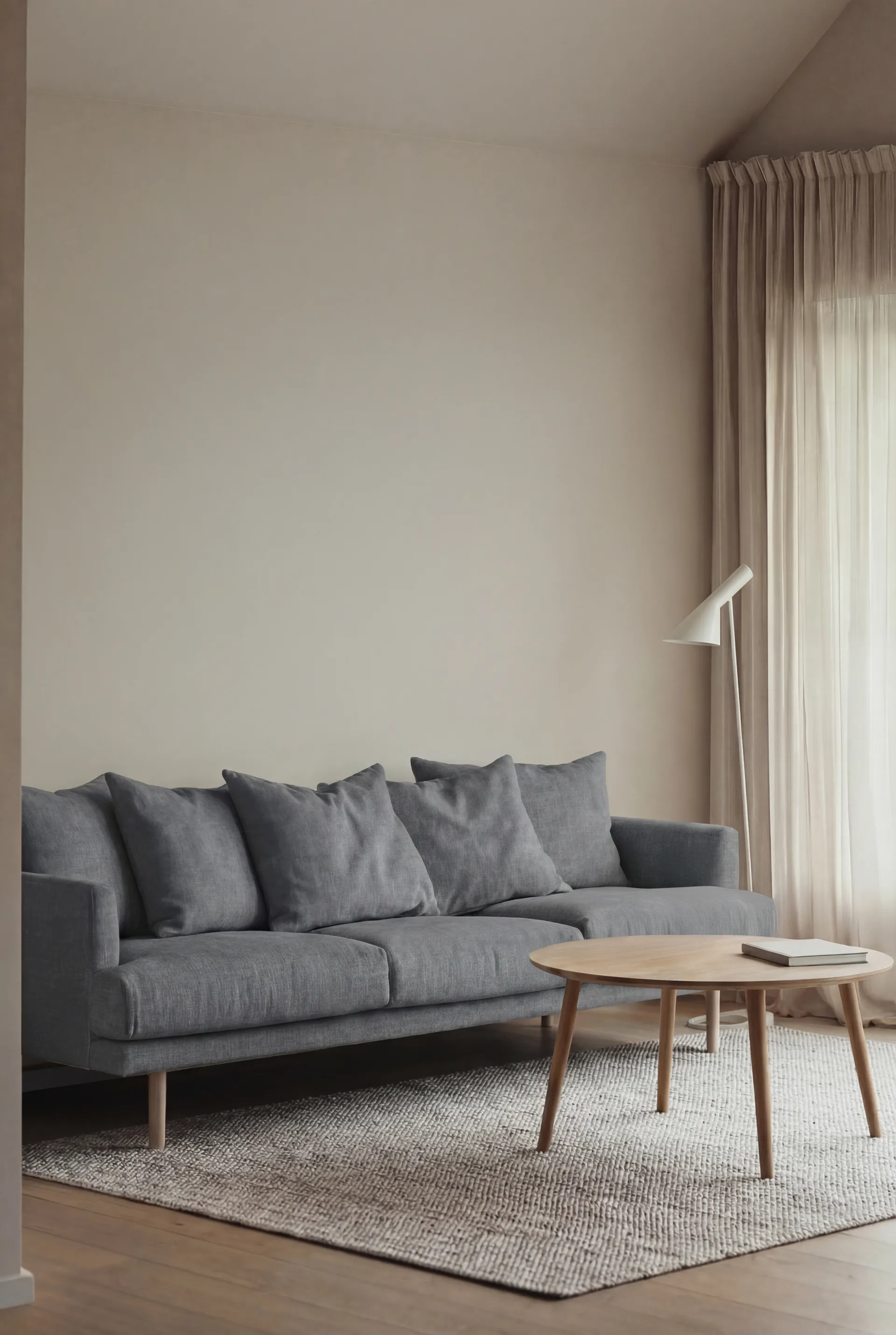 Sjövik sofa, Same Blue 6678-hvidolieret eg, 3,5-pers. 1898