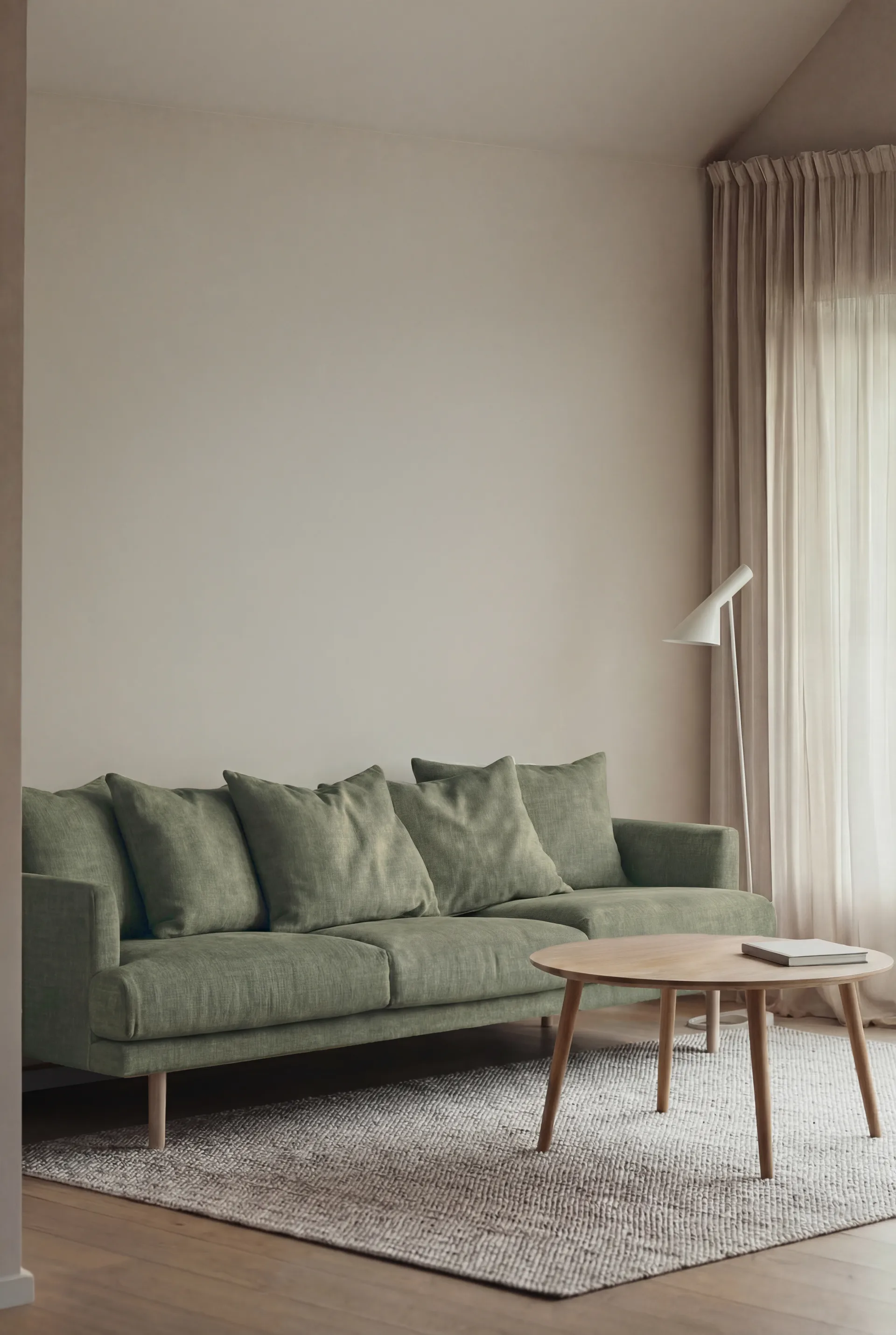 Sjövik sofa, Same Forest 6677-hvidolieret eg, 3,5-pers. 1898