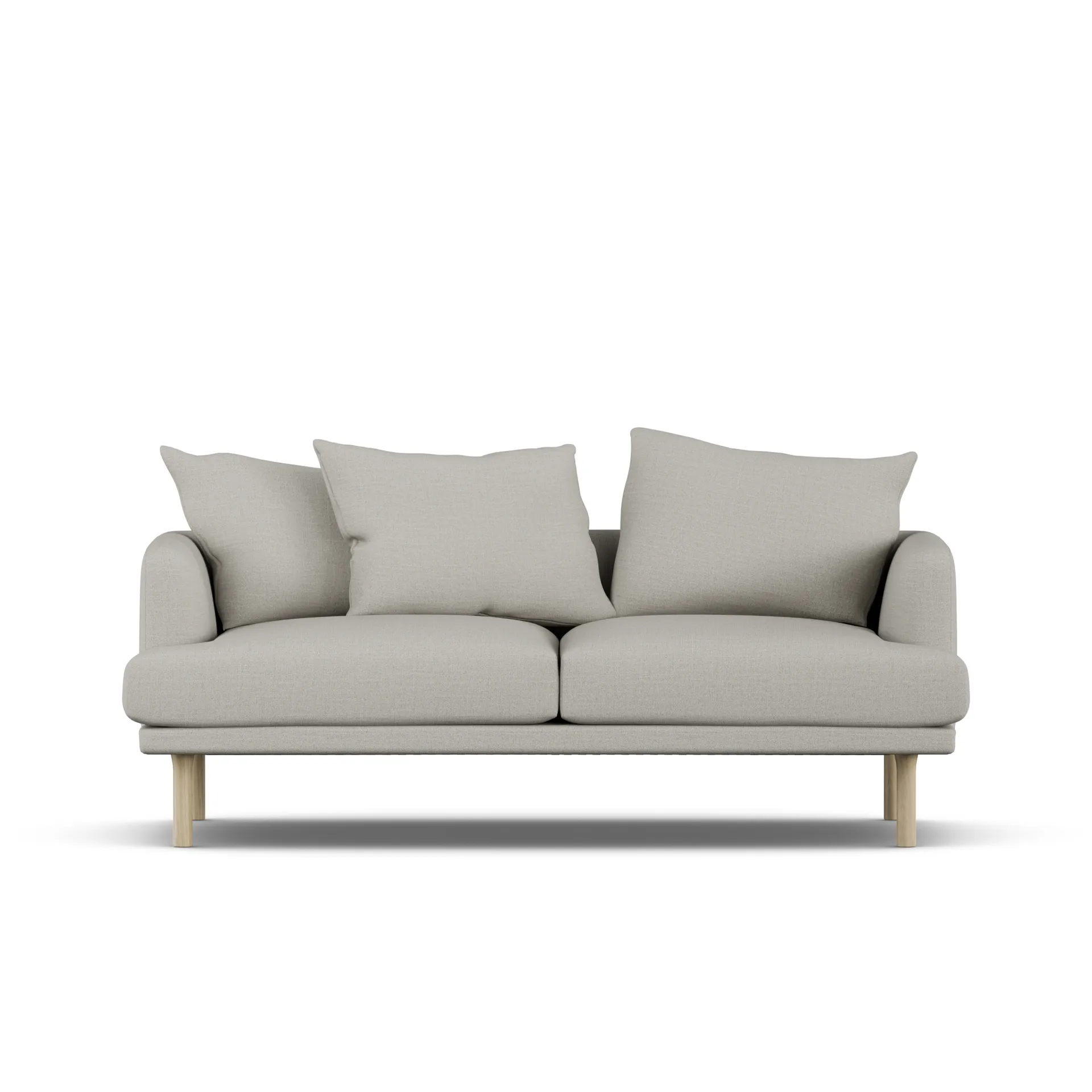 Sjövik sofa, Same Grey 6673-hvidolieret eg, 2,5-pers. 1898