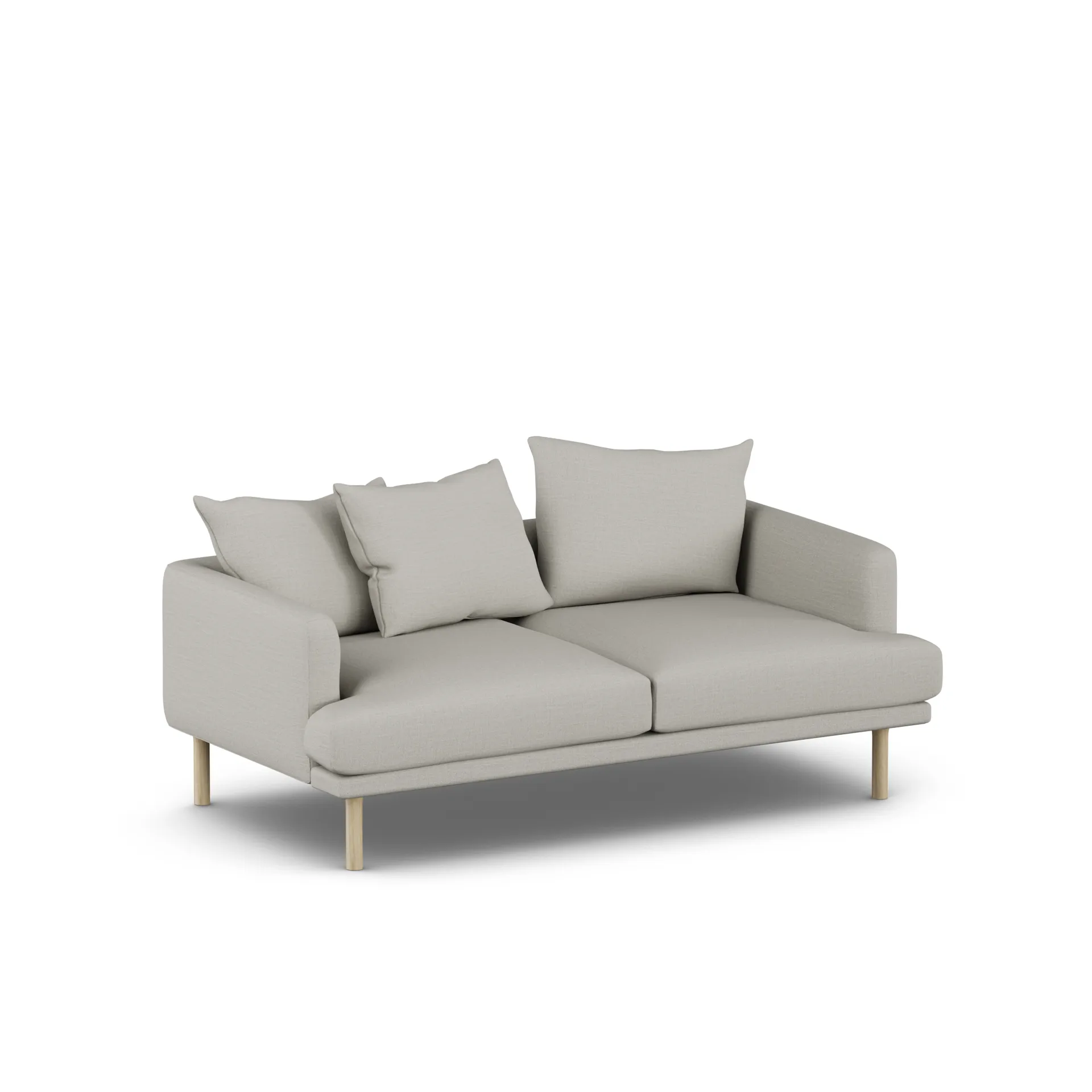 Sjövik sofa, Same Grey 6673-hvidolieret eg, 2,5-pers. 1898
