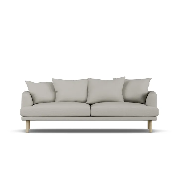 Sjövik sofa - Same Grey 6673-hvidolieret eg, 3-pers. - 1898