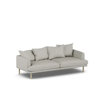 Sjövik sofa - Same Grey 6673-hvidolieret eg, 3-pers. - 1898