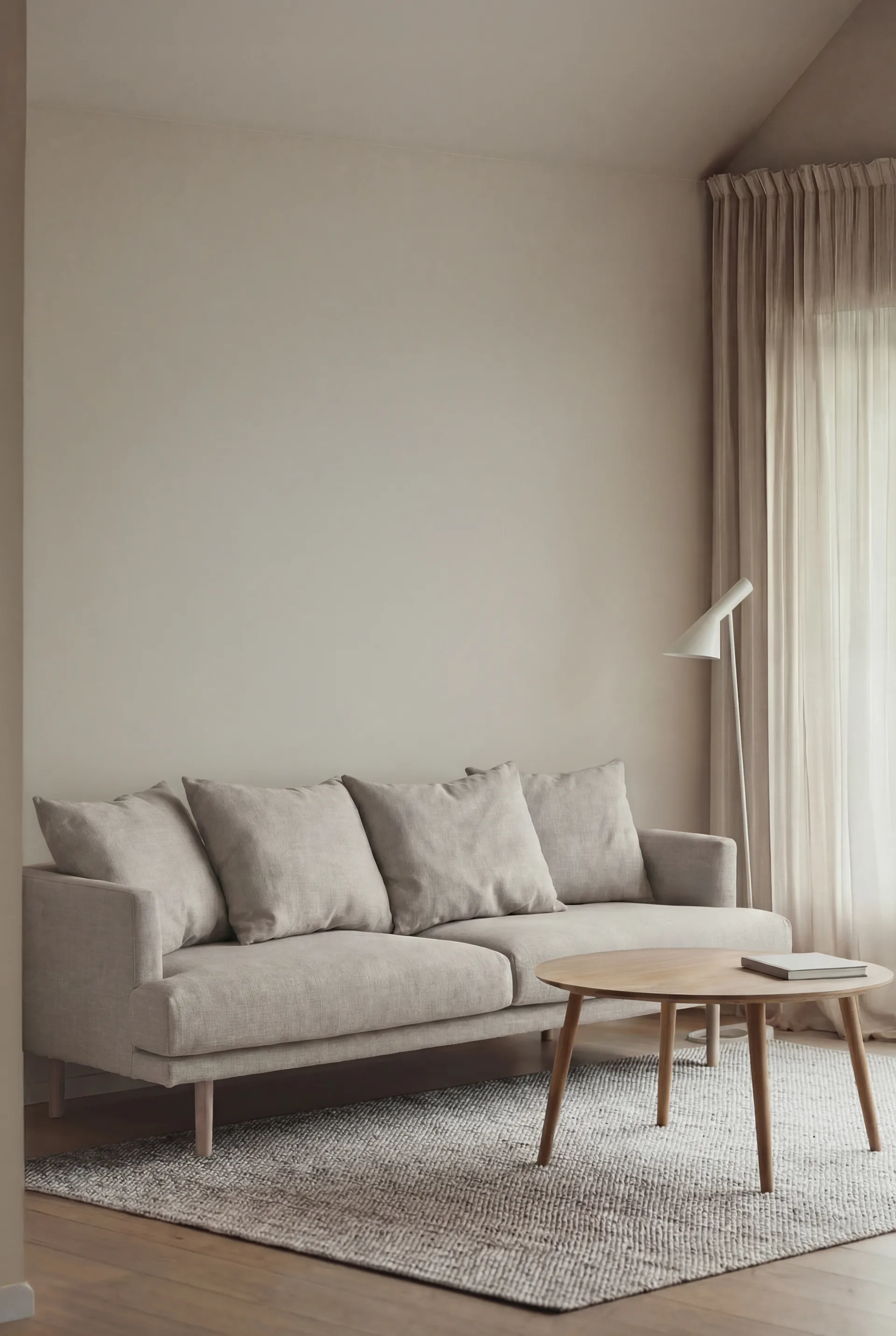 Sjövik sofa, Same Grey 6673-hvidolieret eg, 3-pers. 1898