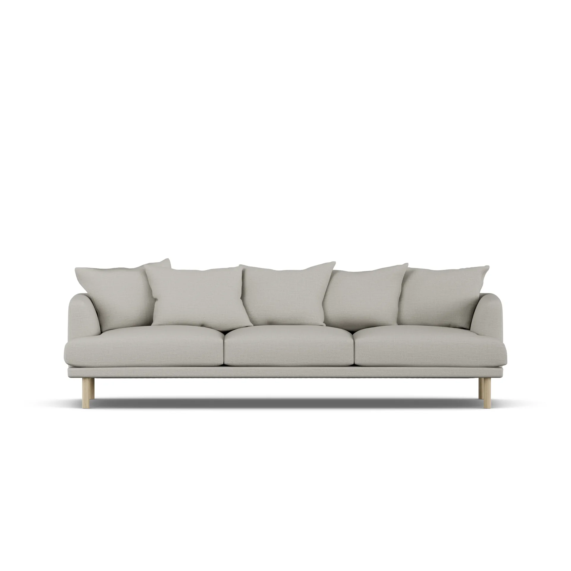 Sjövik sofa, Same Grey 6673-hvidolieret eg, 3,5-pers. 1898