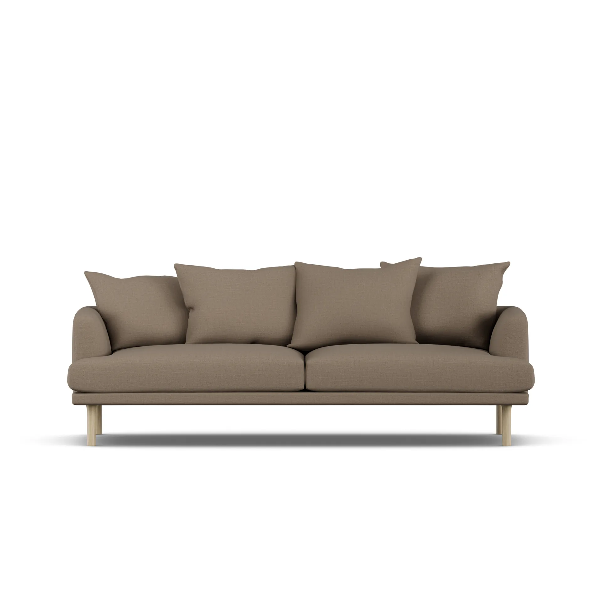 Sjövik sofa, Same Mole 6674-hvidolieret eg, 3-pers. 1898
