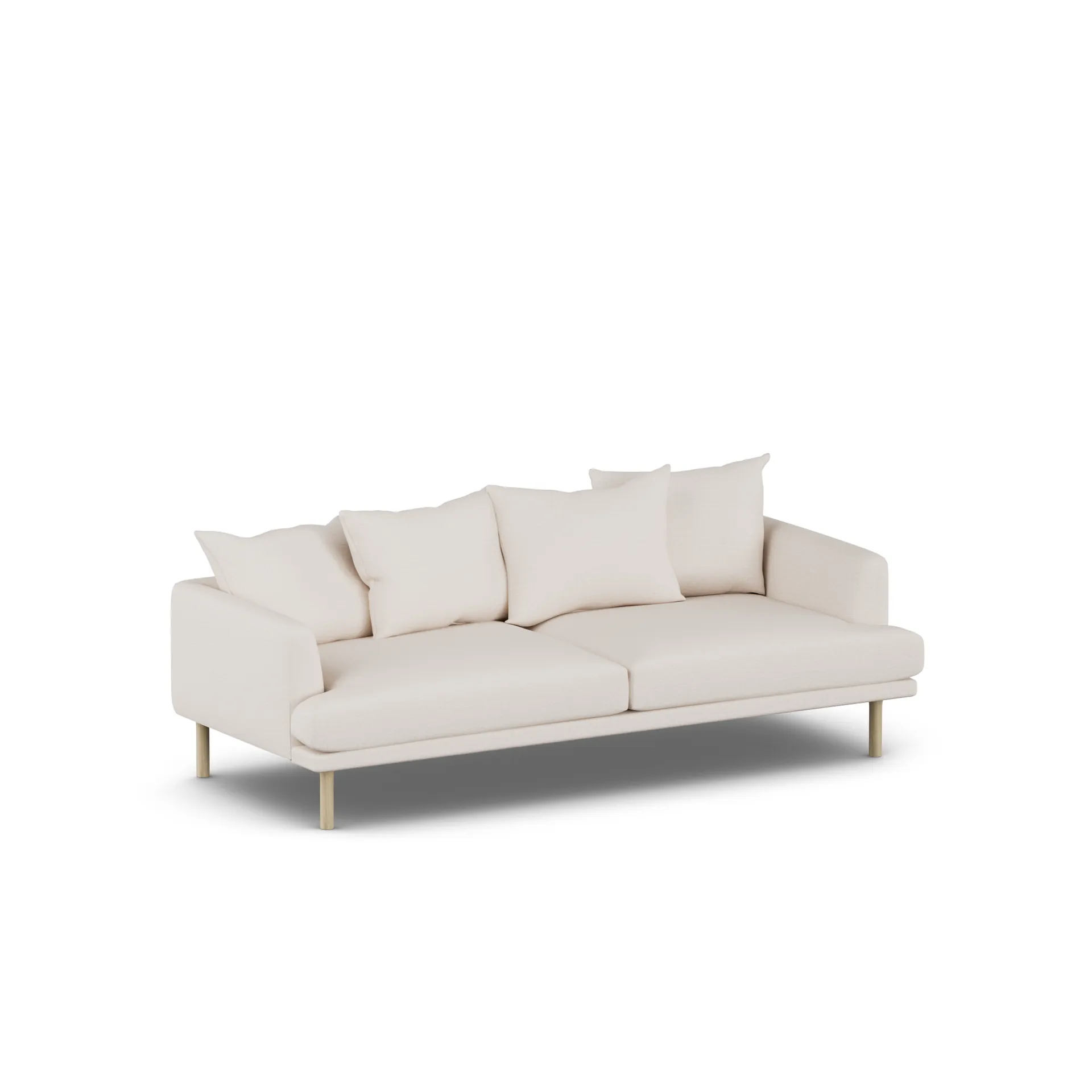 Sjövik sofa, Same Off White 6671-hvidolieret eg, 3-pers. 1898