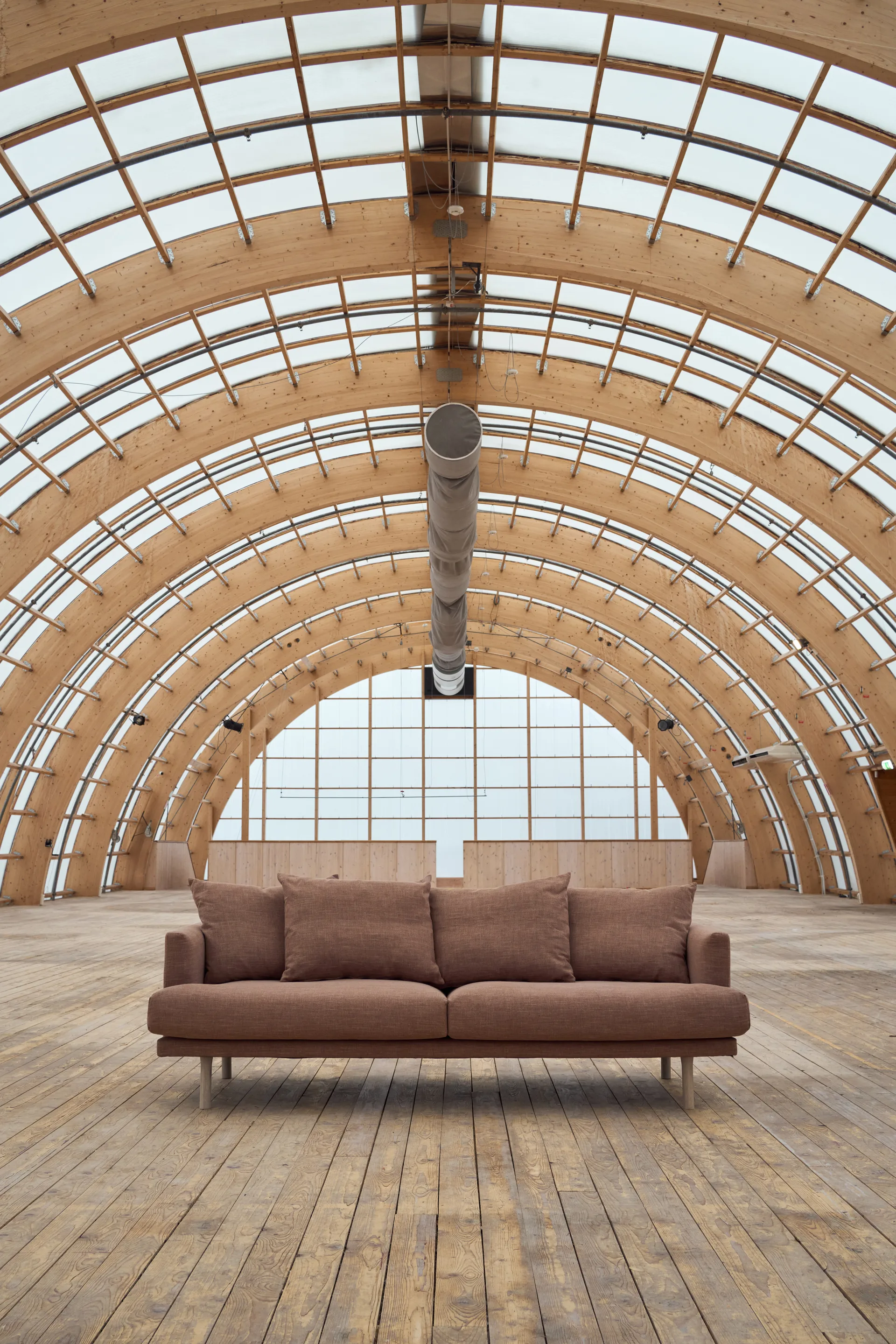 Sjövik sofa, Same Rust 6675-hvidolieret eg, 3-pers. 1898