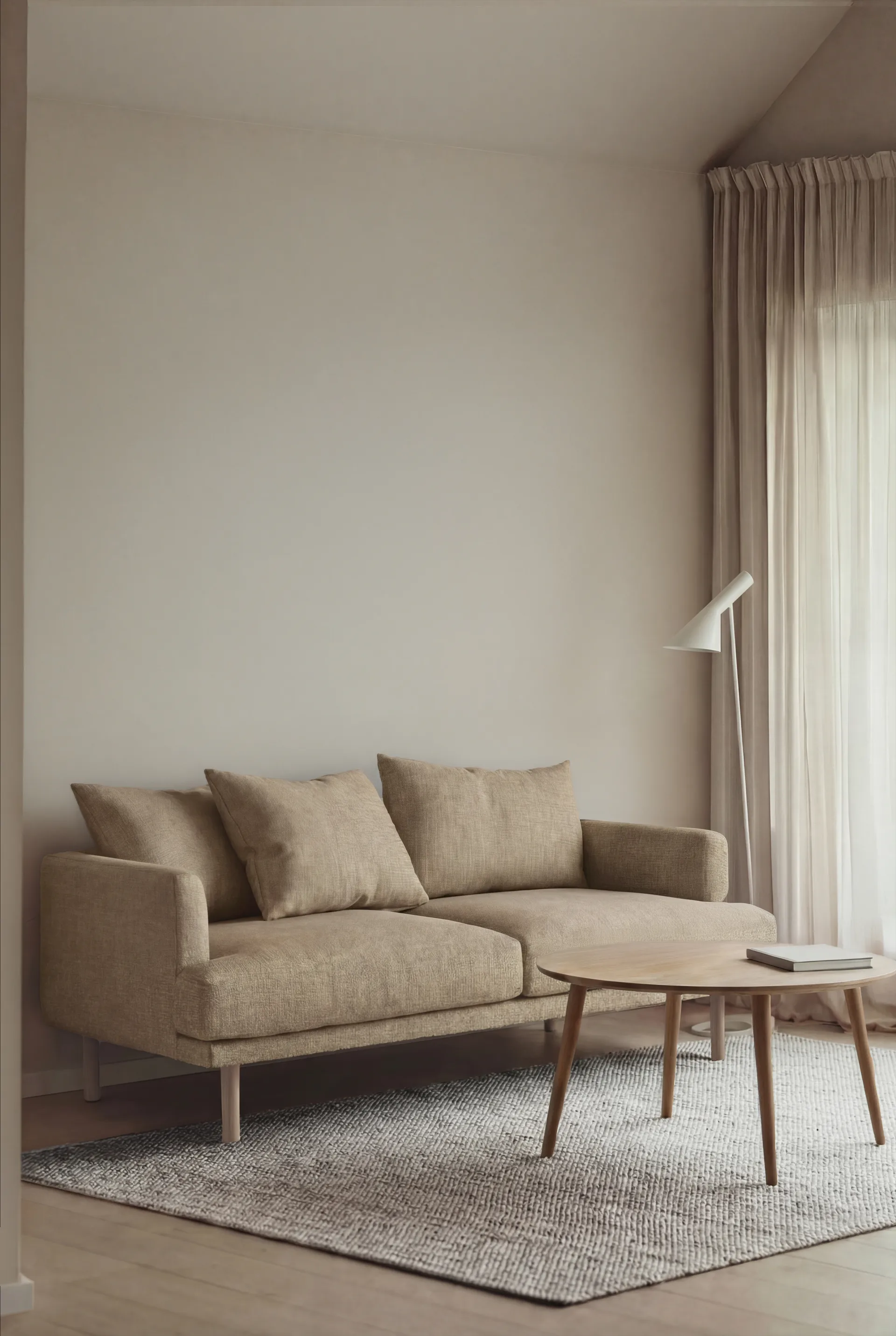 Sjövik sofa, Same Sand 6672-hvidolieret eg, 2,5-pers. 1898