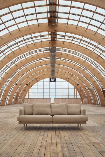 Sjövik sofa - Same Sand 6672-hvidolieret eg, 3-pers. - 1898