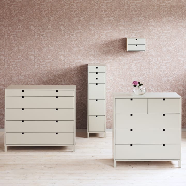 Square kabinet med skuffer, sand 1898