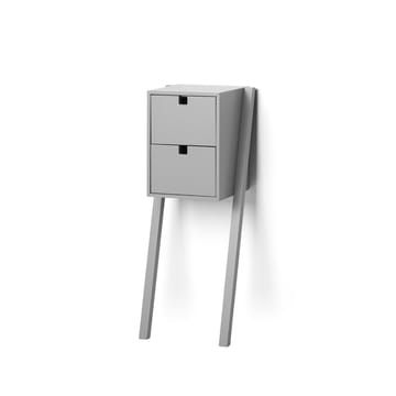 Square sengebord og -hylde - Grå - 1898