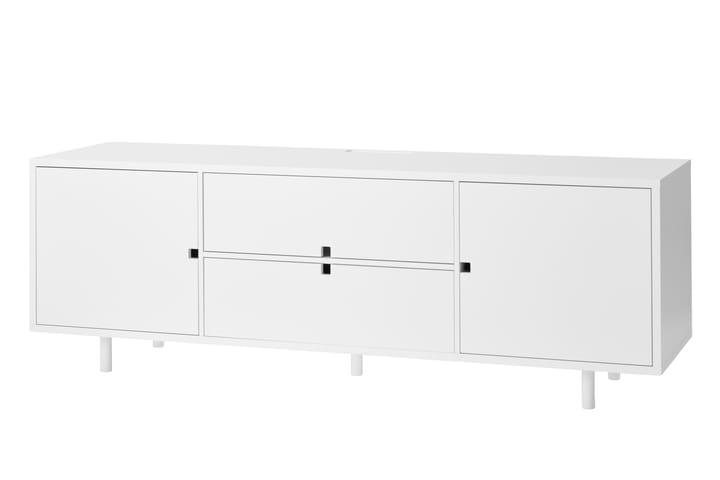 Square TV-bord, Hvid 1898