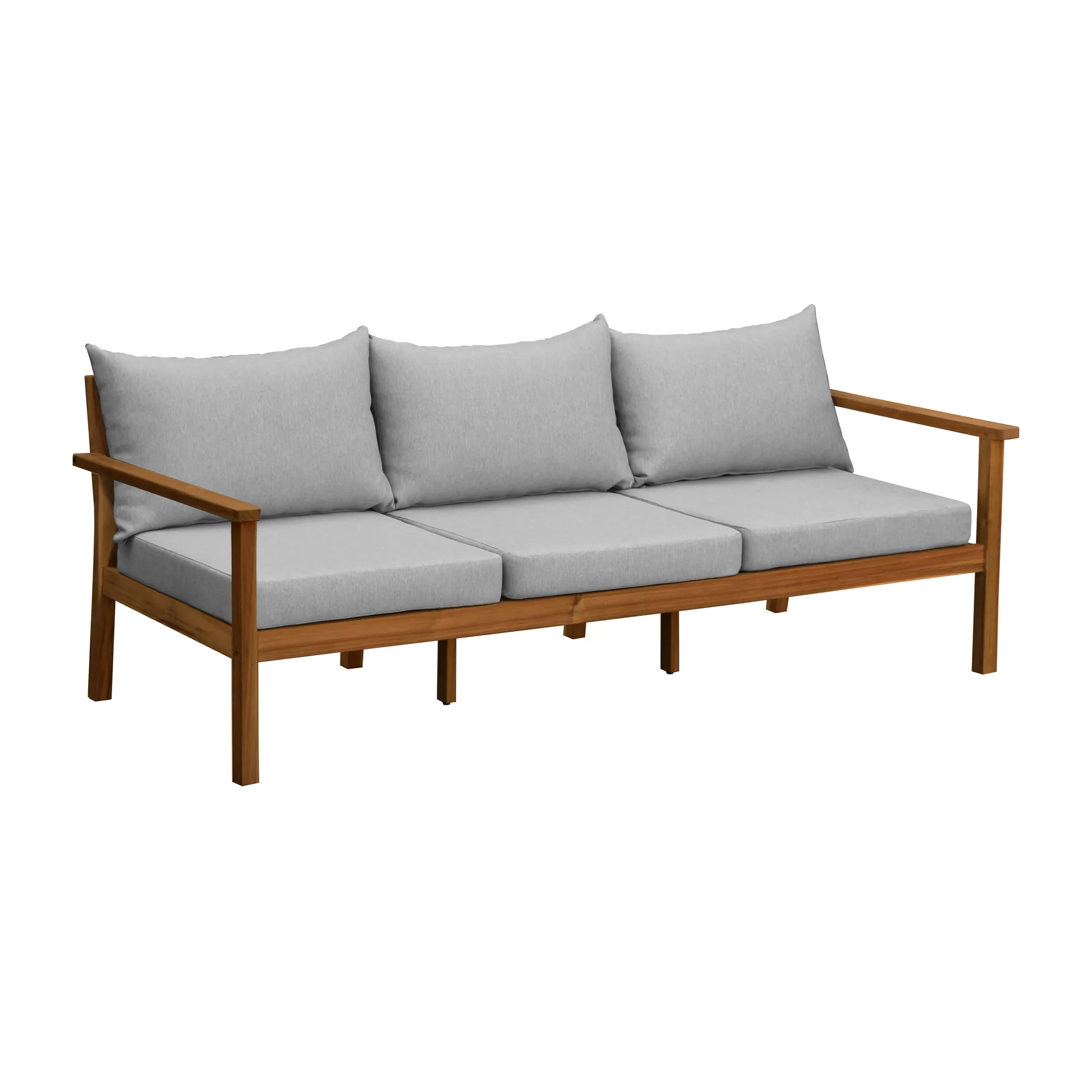 Stockaryd 3-personers sofa teak/light grey 1898