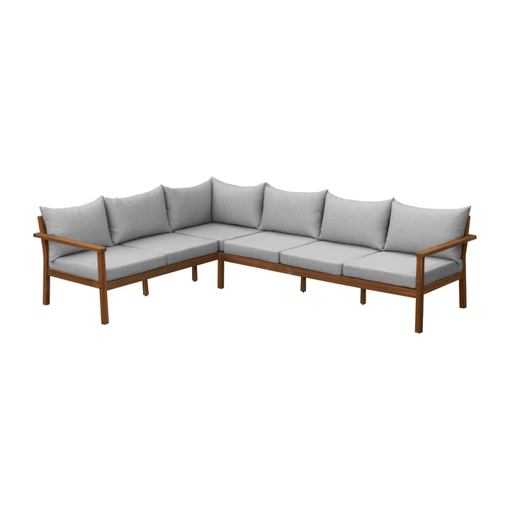 Stockaryd hjørnesofa teak lysegrå - undefined - 1898