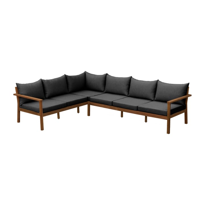 Stockaryd hjørnesofa teak mørkegrå - undefined - 1898