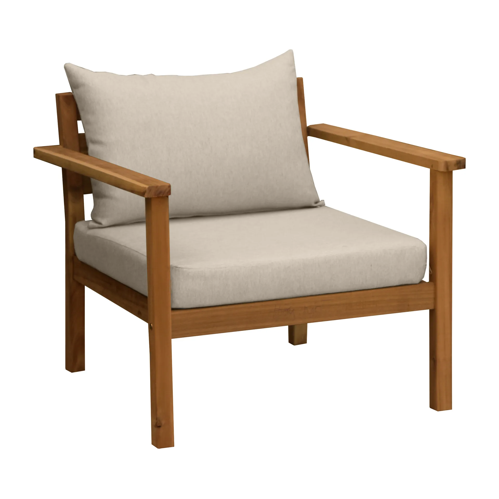 Stockaryd lounge stol teak/beige,  1898
