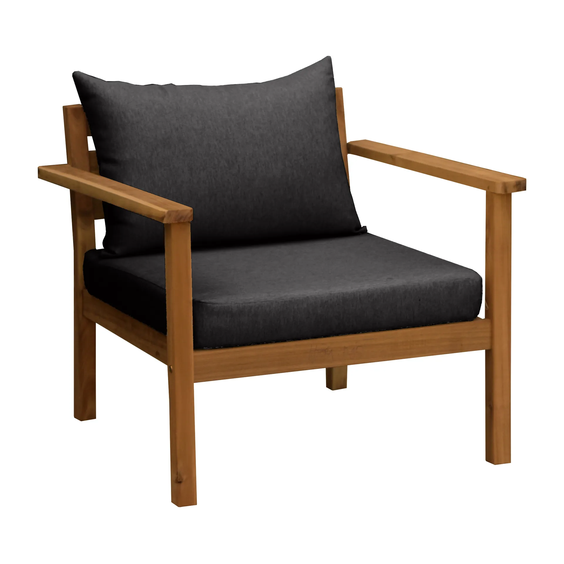 Stockaryd lounge stol teak/dark grey,  1898