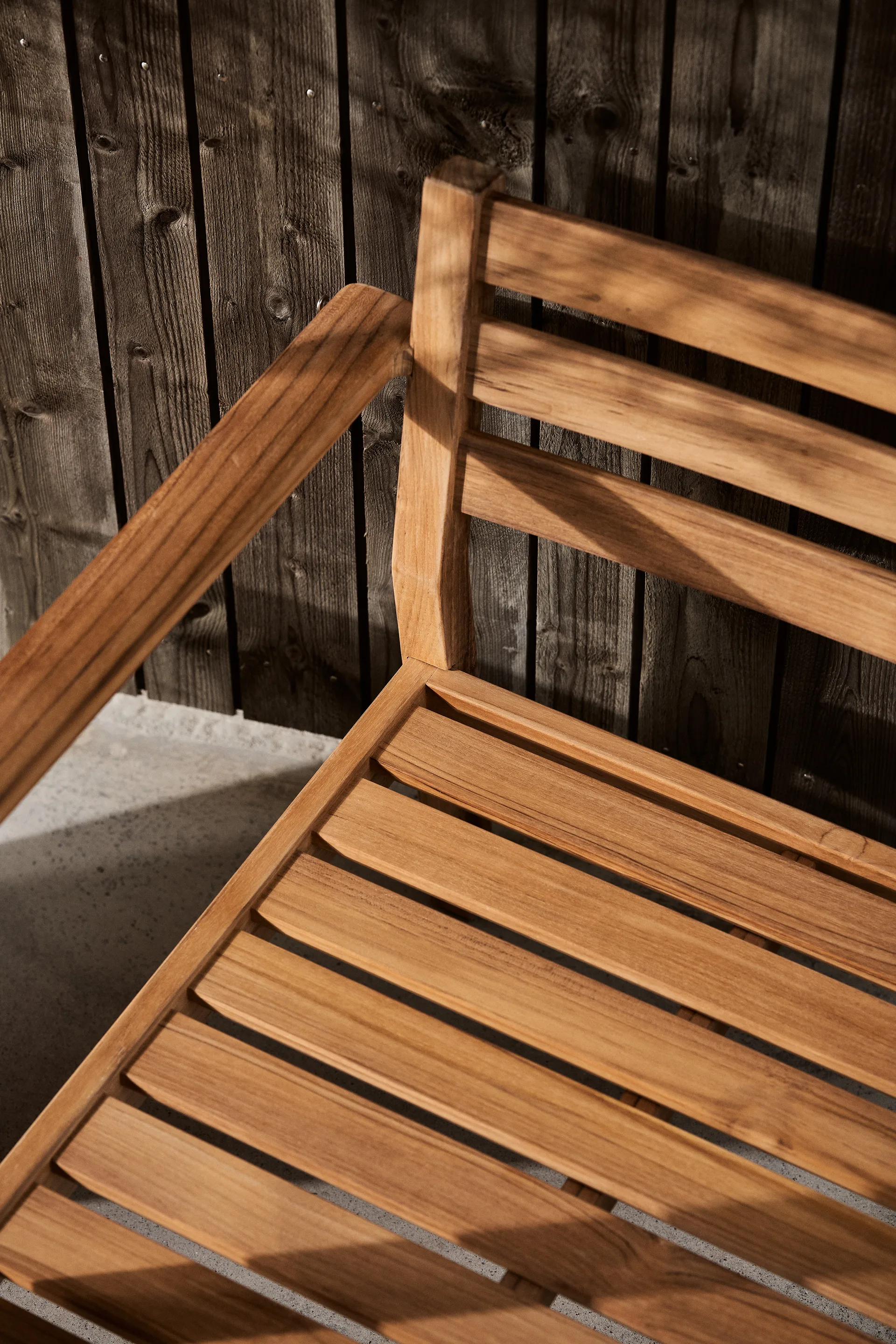 Stockaryd lounge stol teak/dark grey,  1898