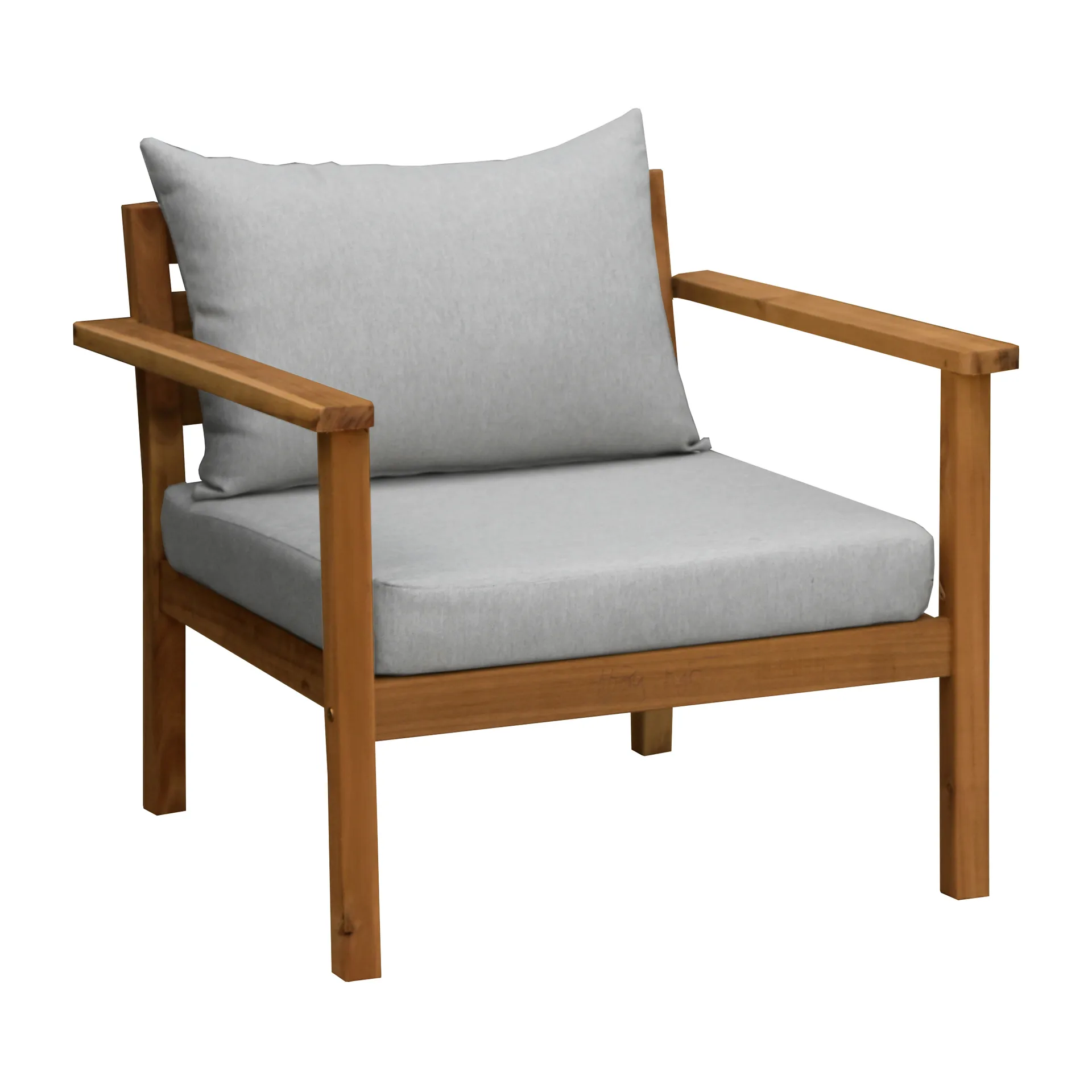 Stockaryd lounge stol teak/light grey,  1898