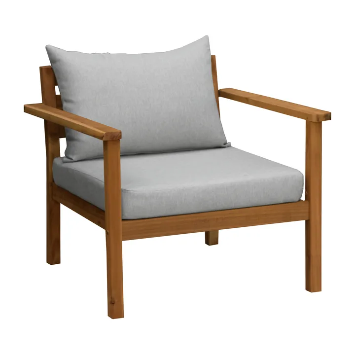 Stockaryd lounge stol teak/light grey - 1898