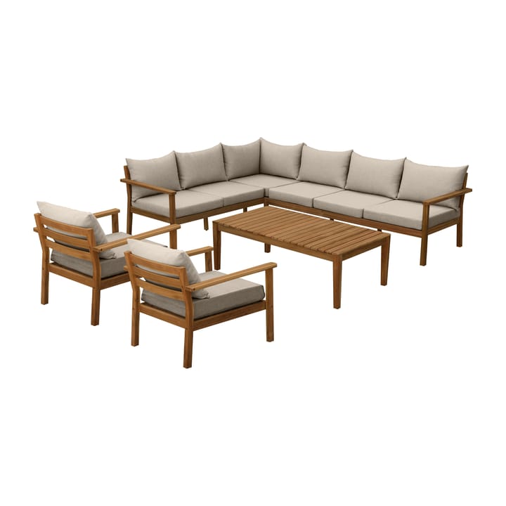 Stockaryd loungegruppe i teak-beige - undefined - 1898