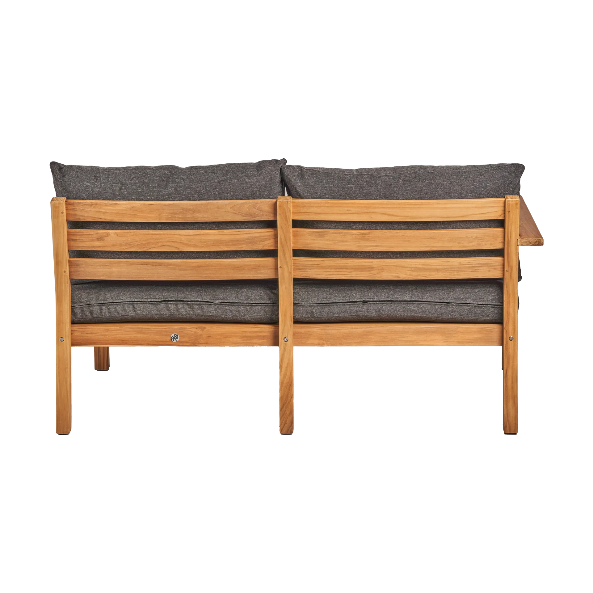 Stockaryd sofamodul 2-personers højre teak/dark grey 1898