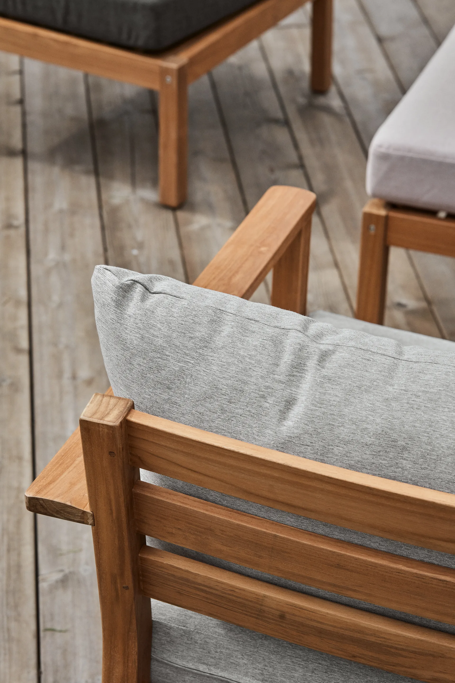Stockaryd sofamodul 2-personers højre teak/light grey 1898