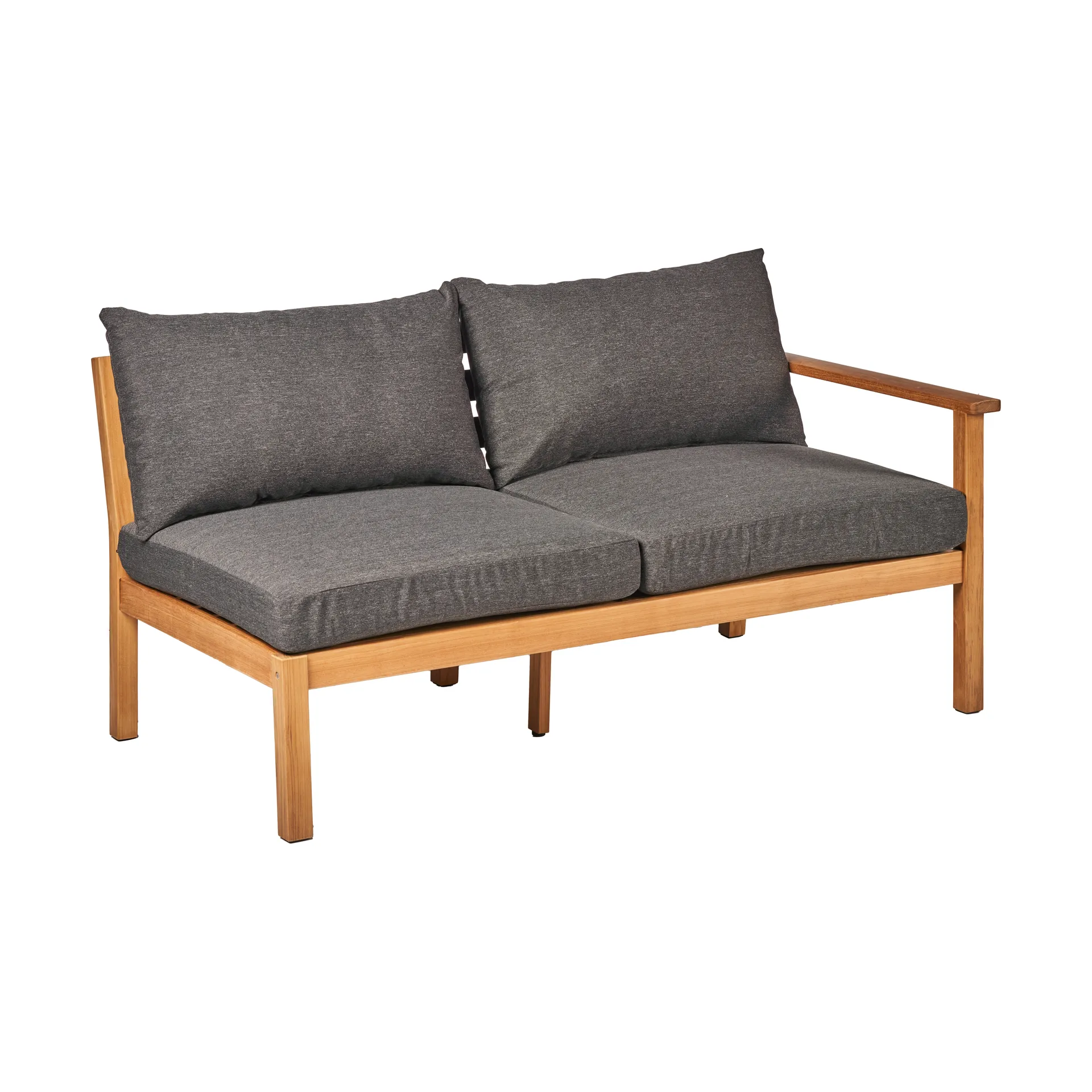 Stockaryd sofamodul 2-personers venstre teak/dark grey 1898