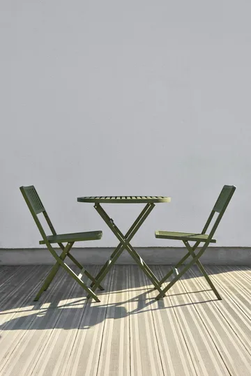 Verona cafébord - Moss green, Ø72 cm - 1898