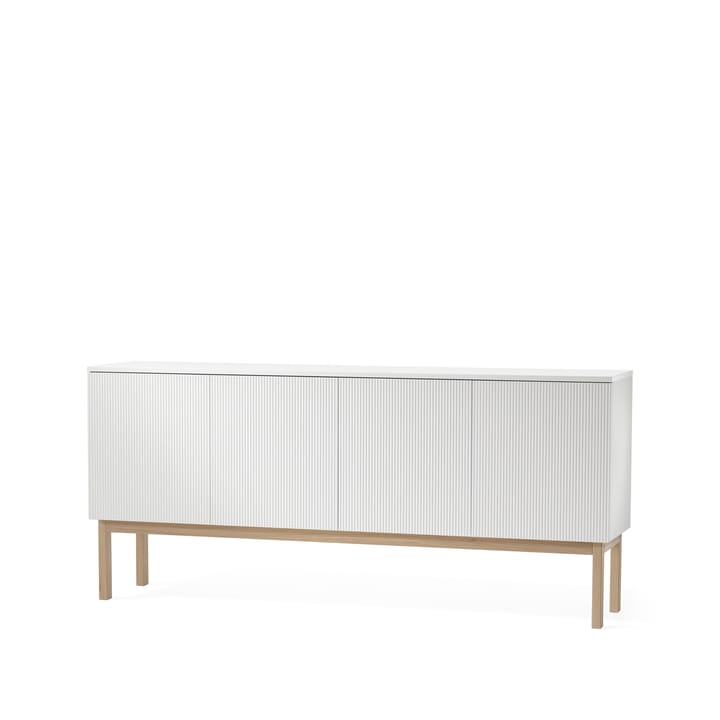 Beam sideboard - hvid lak, understel i hvidolieret egetræ - A2