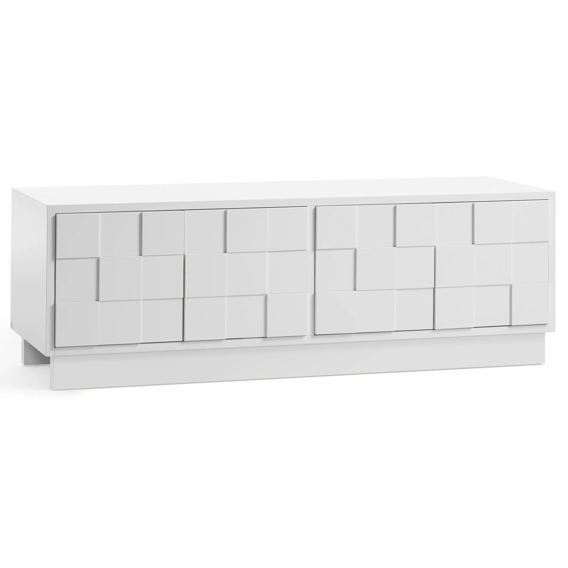 Collect 2010 TV-bord, Hvid sokkel A2