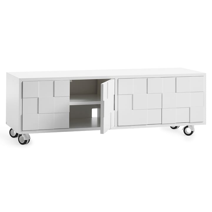 Collect 2010 TV-bord med hjul, Hvid A2