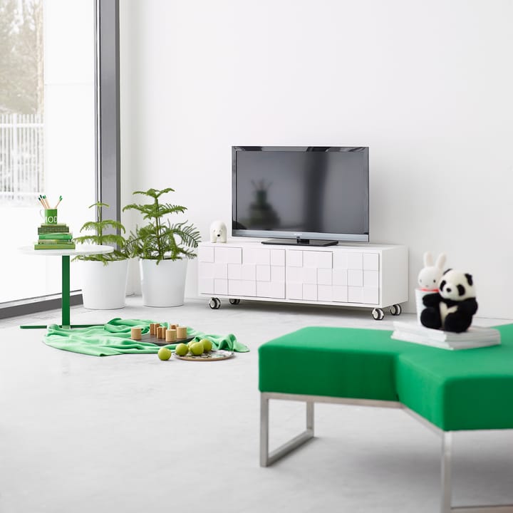 Collect 2010 TV-bord med hjul, Hvid A2