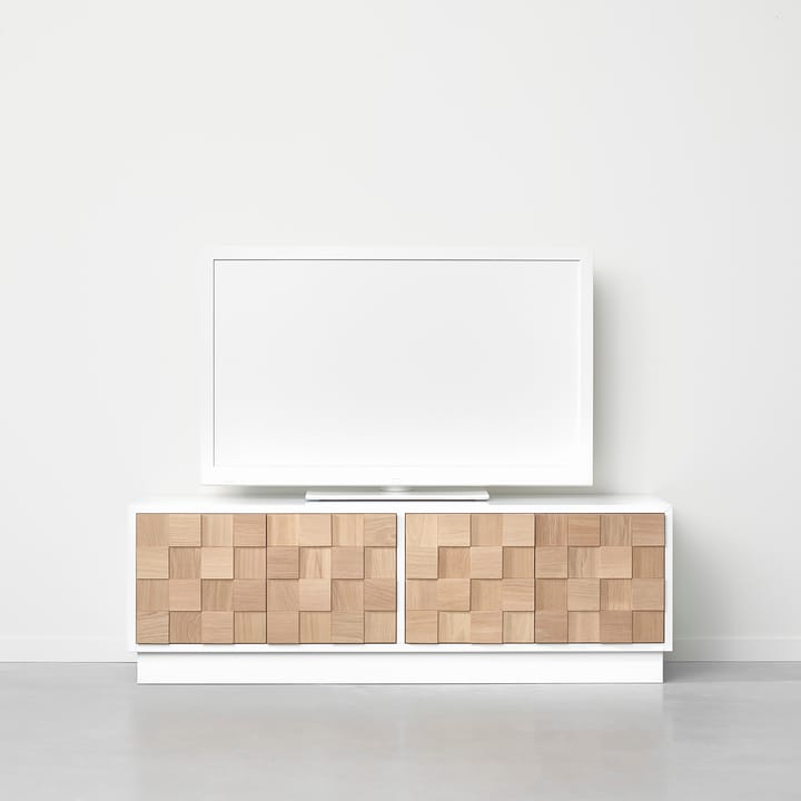Collect 2016 TV-bord, Hvidolieret egetræ/Hvid A2