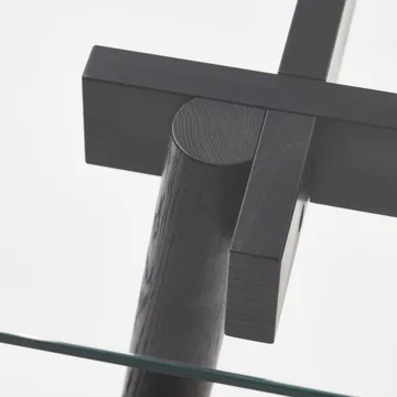 Corners spisebord - eg olieret, glas - A2