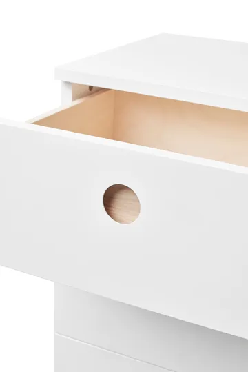 Keep high kommode - Hvidolieret eg, 95x98x40 cm - A2