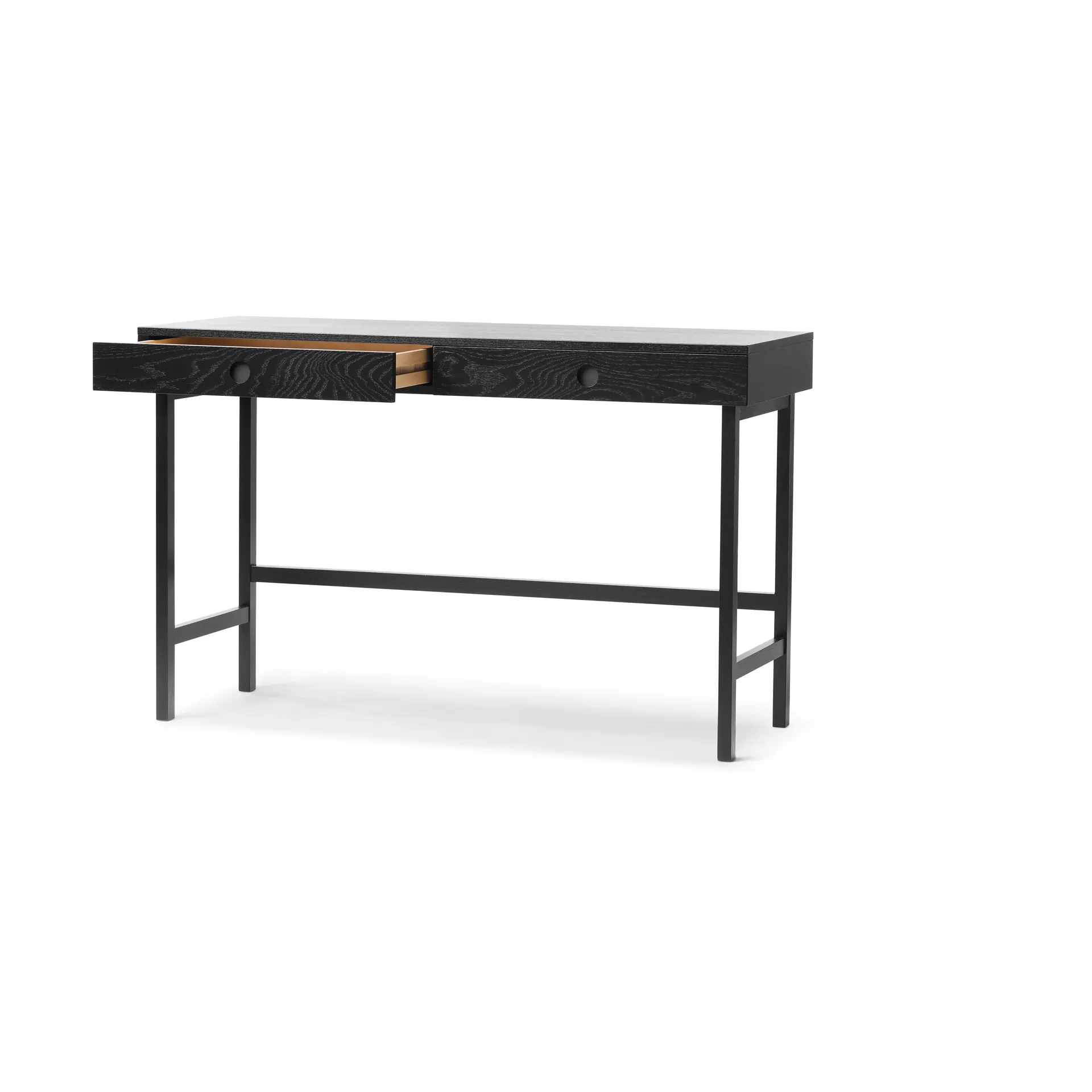 Mind skrivebord, Sortbejdset eg, 118x74x44 cm A2