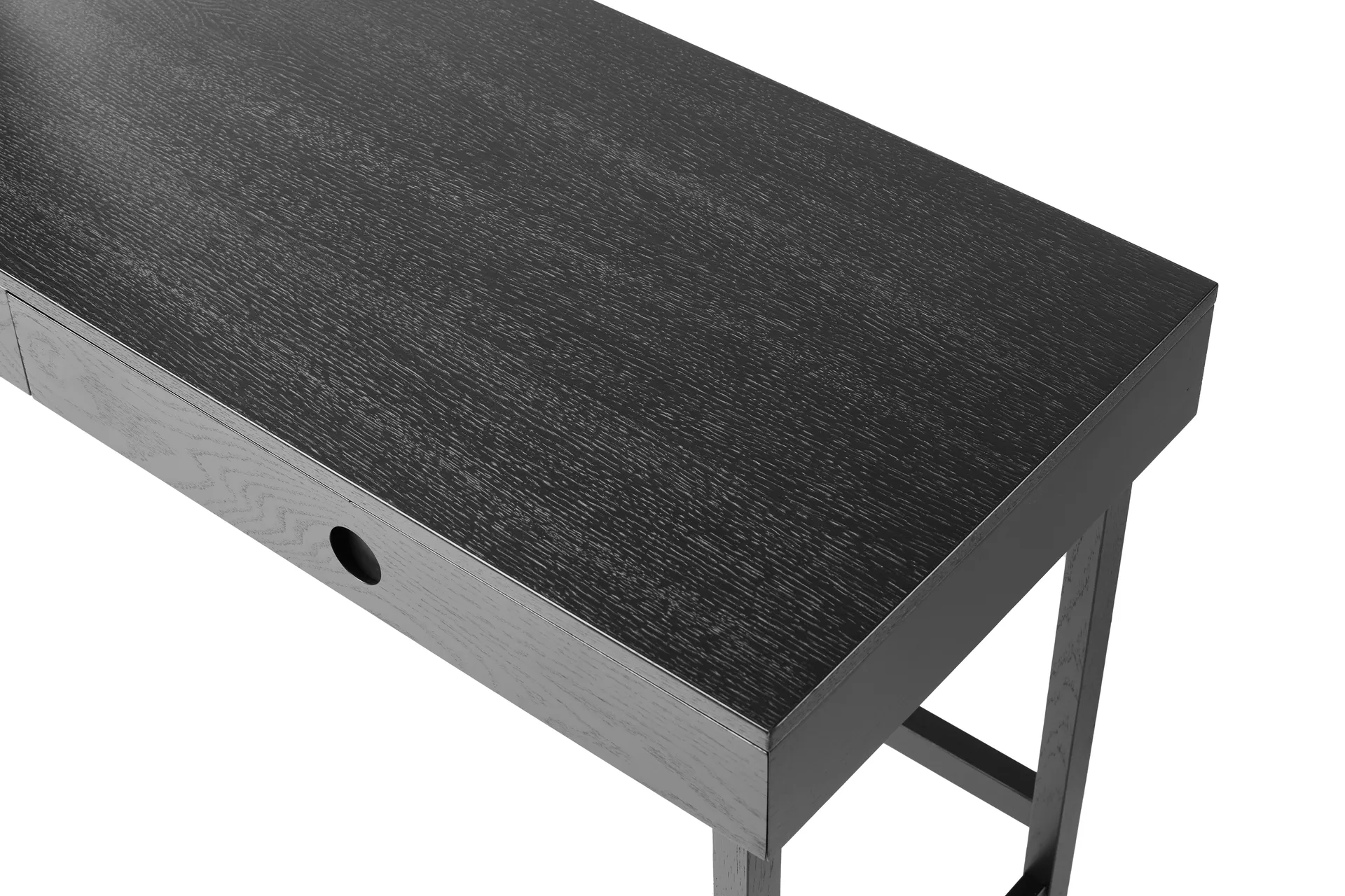 Mind skrivebord, Sortbejdset eg, 118x74x44 cm A2