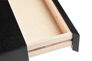 Mind skrivebord - Sortbejdset eg, 118x74x44 cm - A2