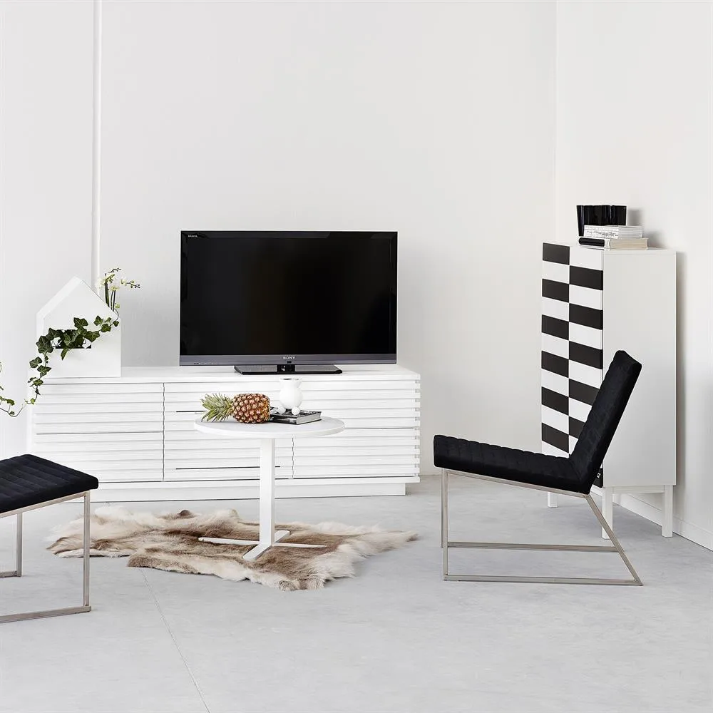 NO 24 skab, sort-hvid A2