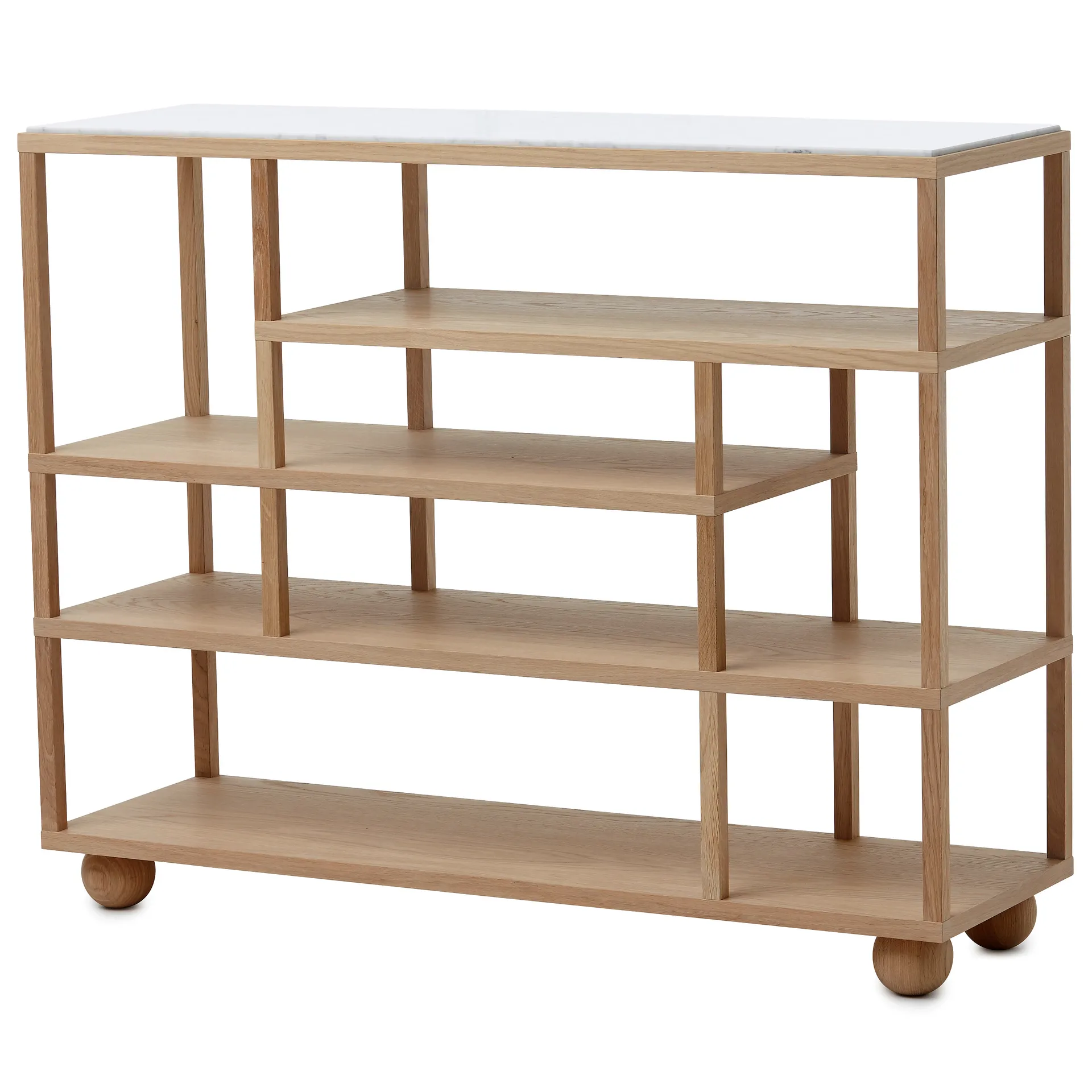 Show hylde med marmortop, Eg A2