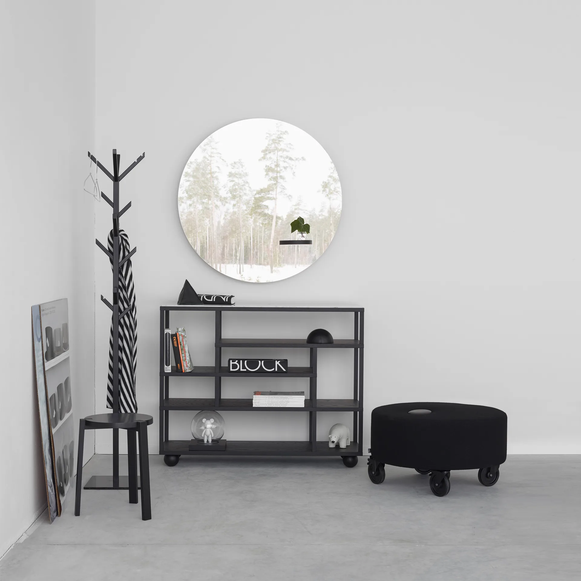 Show hylde, Sortbejdset eg A2