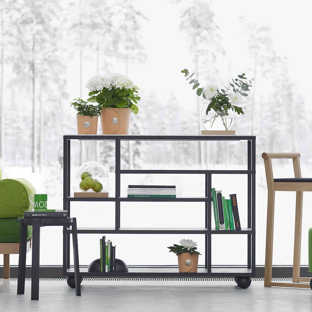 Space dekoration, eg grønbejdset, glas A2