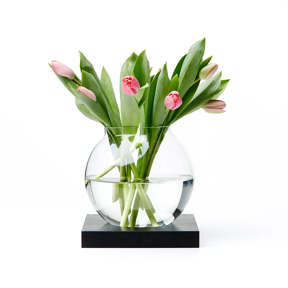 Space dekoration, eg sortbejdset, glas A2