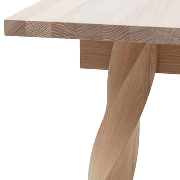 Twist spisebord - Hvidolieret eg - A2