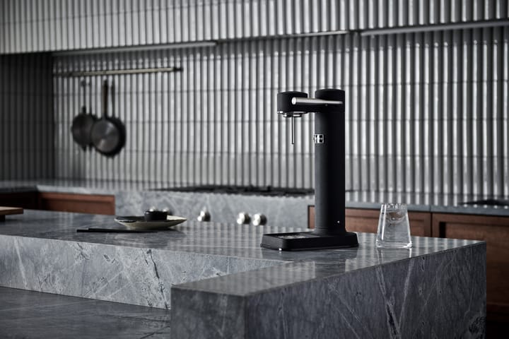 Carbonator 3 sodavandsmaskine, Mat sort Aarke